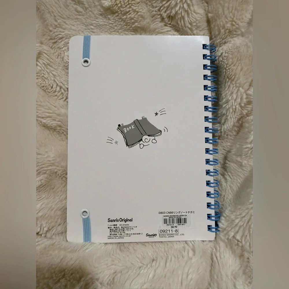 Sanrio Japan Originals Cinnamoroll Writing Notebook